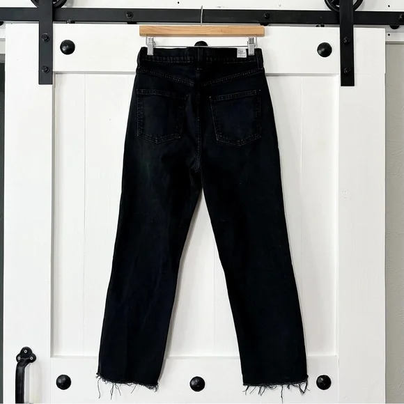 Frank & Eileen Monaghan Mom Jean Italian Vintage Denim 1995 Wash Black Size 29 - Picture 7 of 10